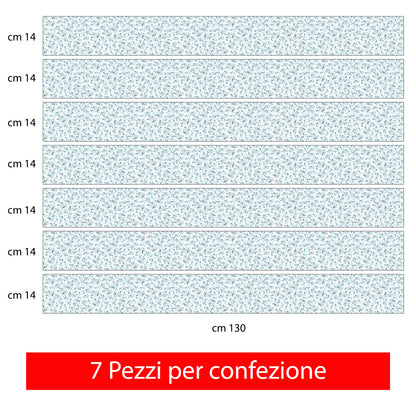 Bordo murale "Spruzzi" Greca decorativa per pareti cameretta bambini, adesivo riposizionabile e lavabile, facile applicazione e rimozione. Scopri tutta la collezione