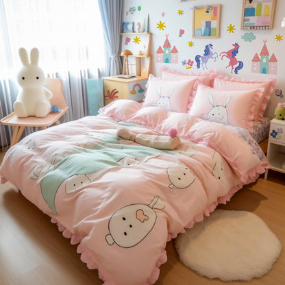 BipBop Stickers "Unicorno" Adesivi murali in tessuto Premium" per bambini attacca e stacca, Sicuri e Atossici. Decora le camerette dei bambini. Unici e creativi