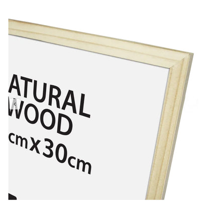 BipBop – Set 3 Quadri Cameretta Bambini con Cornice in Legno Naturale – Decorazioni Parete Cameretta Neonato – Set da Parete per Camera Bimbo e Bimba – mis. 40x50-40X50-40x50 - Animal Duo